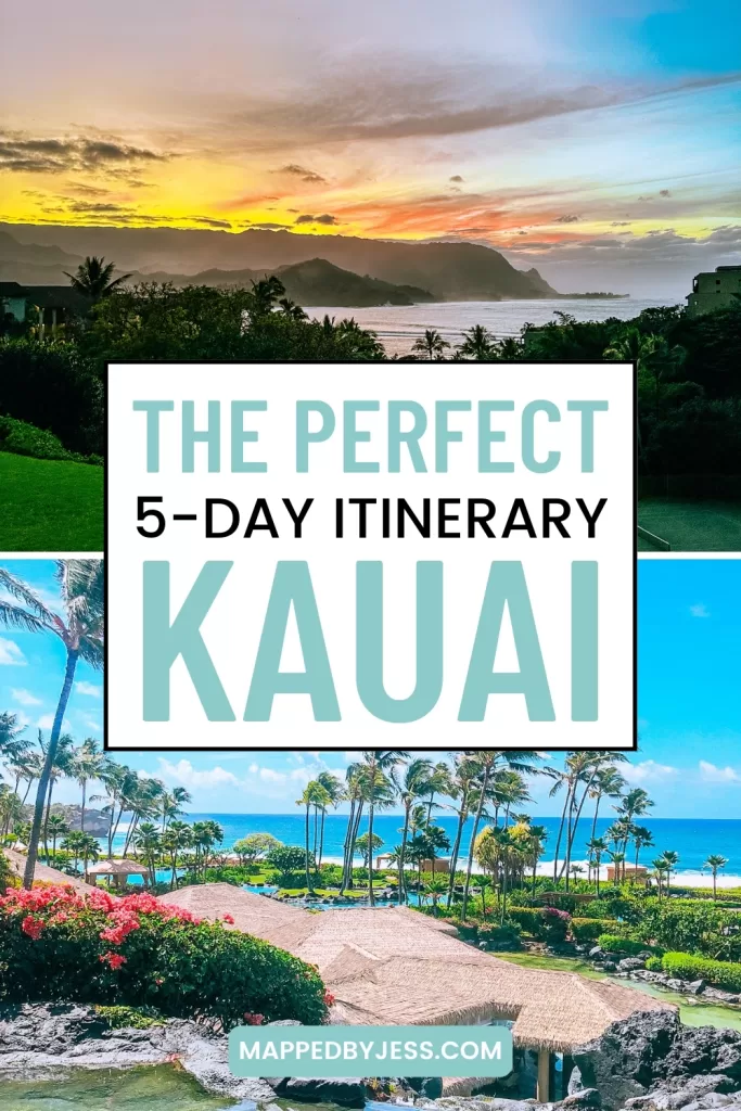 image of 5 day itinerary kauai