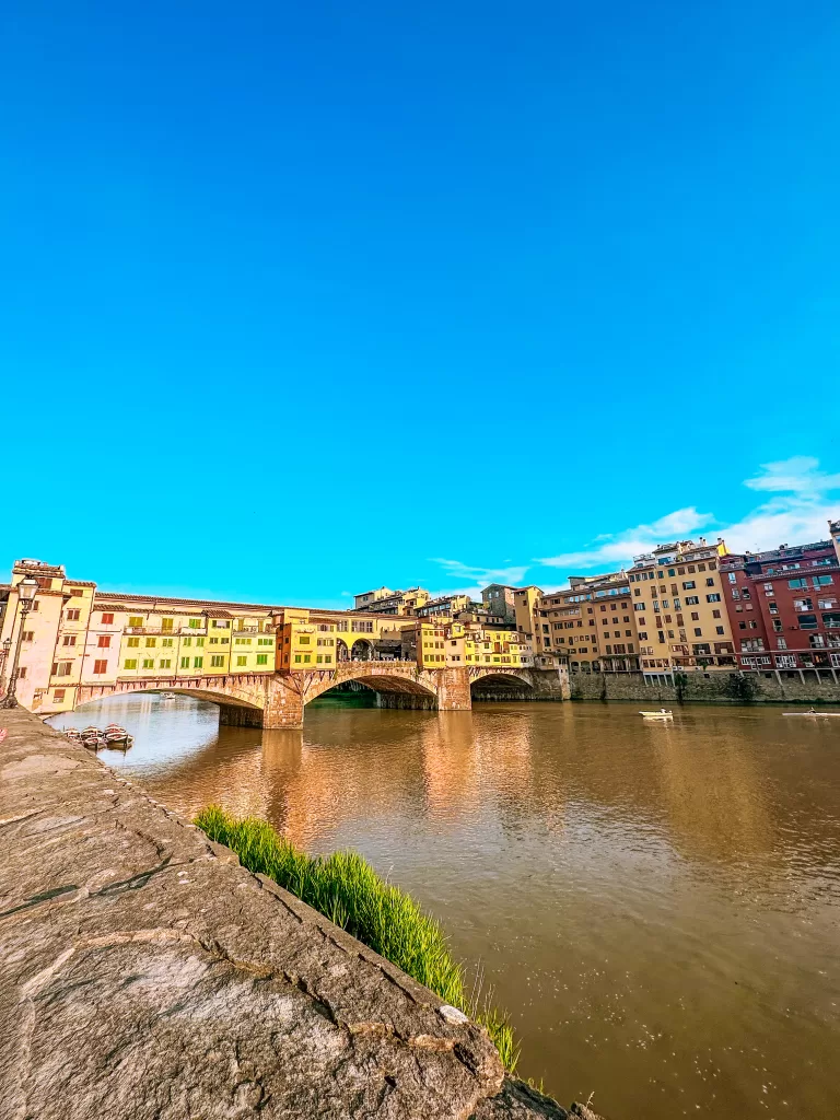 image of Famous Bridge in Florence ponte vecchio