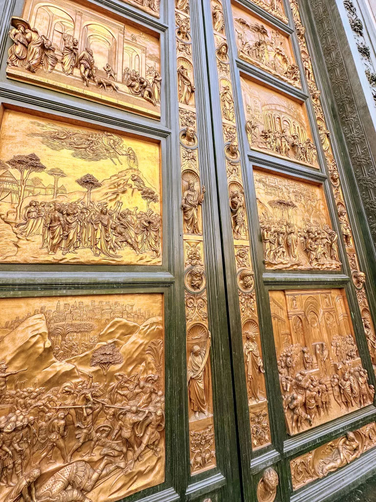 image of Florence Baptistery bronze doors for florence itinerary one day