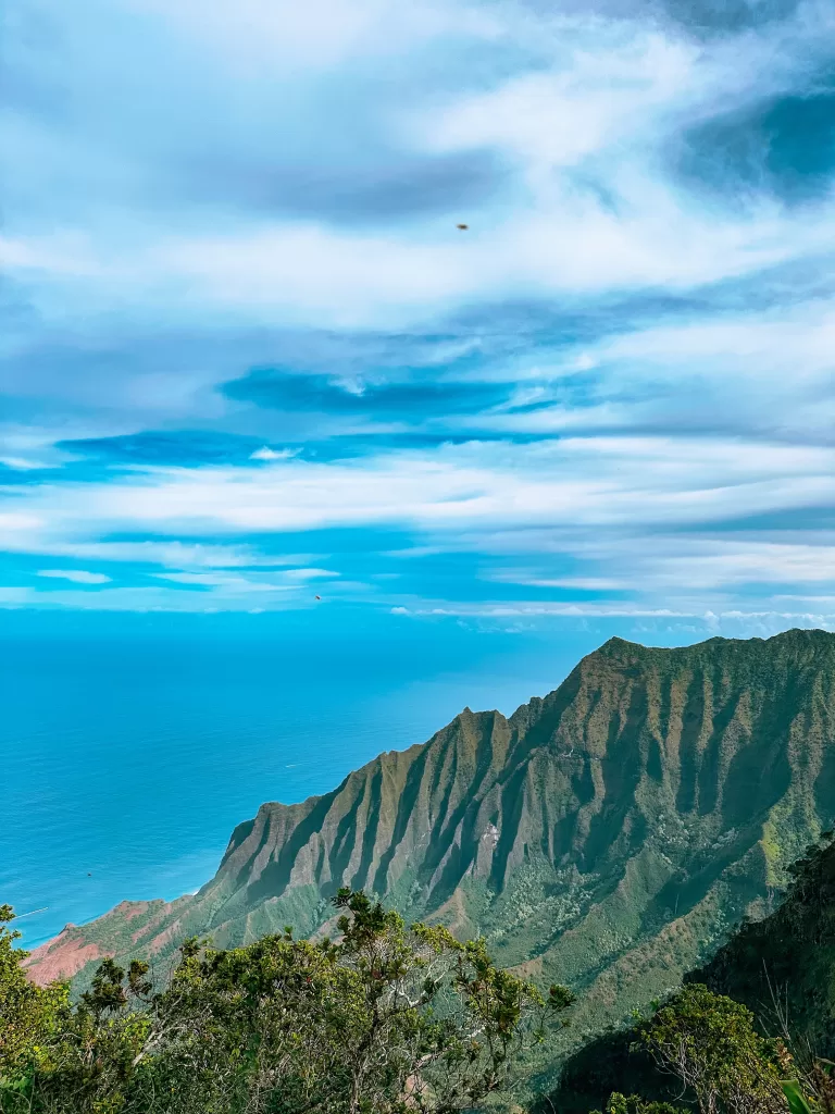 image of Kalalau lookout of na pali coast in Kauai