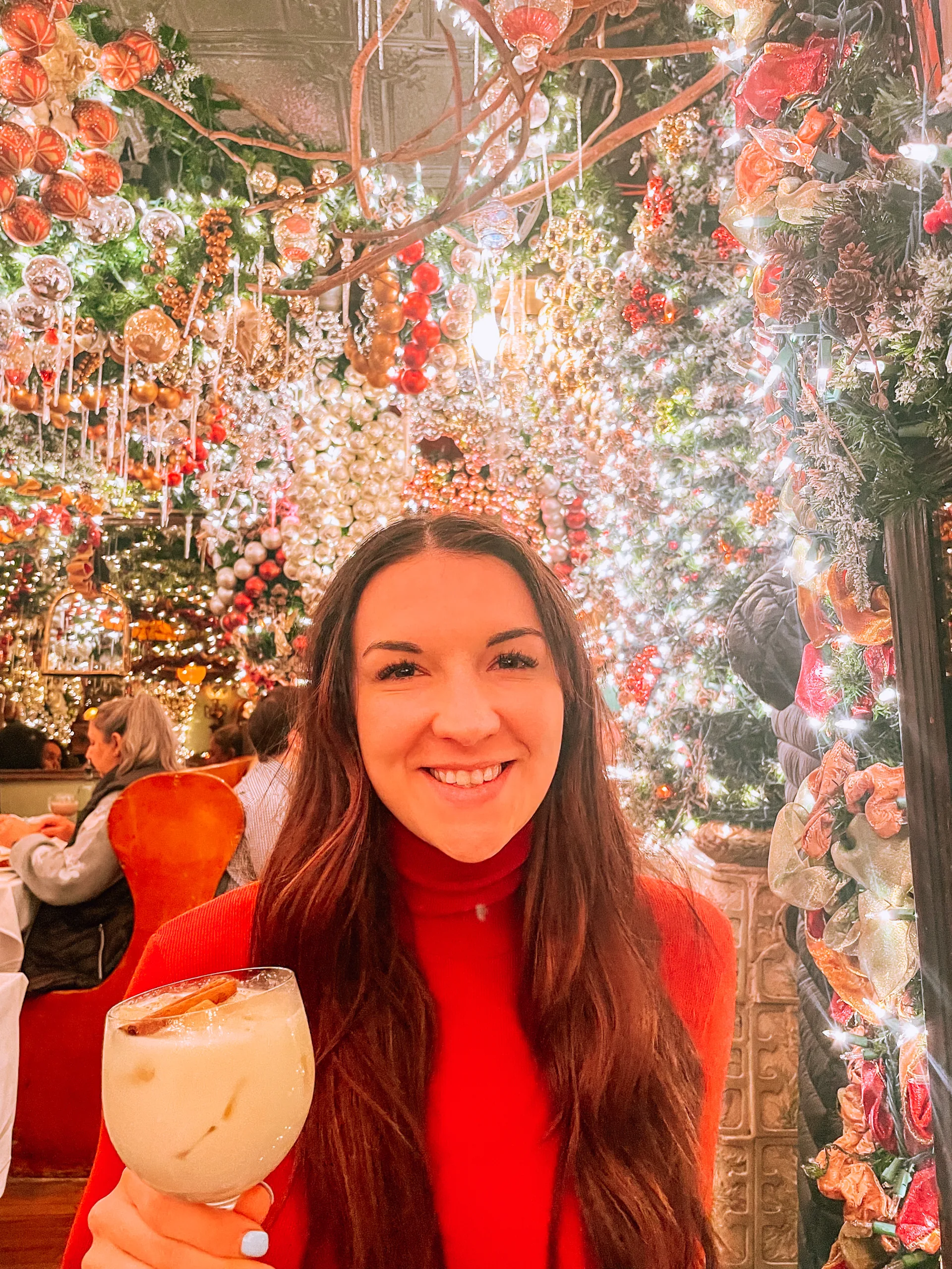 nyc christmas restaurants with the best decorations - rolf's