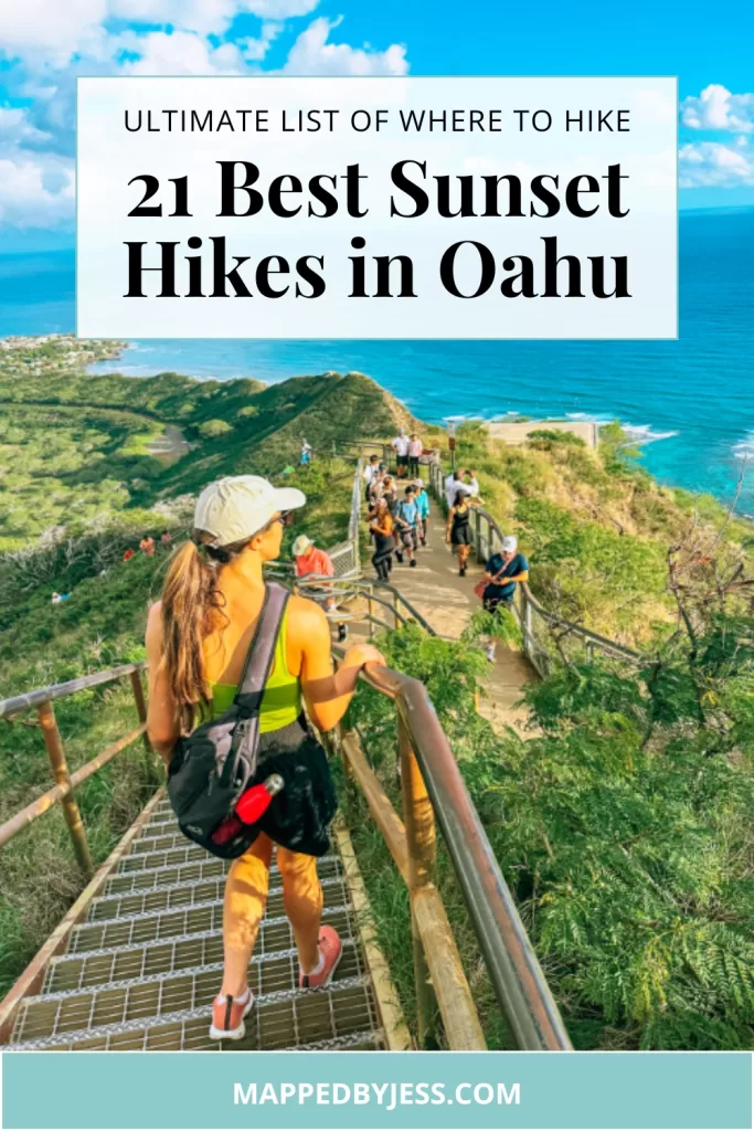 Best Sunset Hikes Oahu at Diamond Head