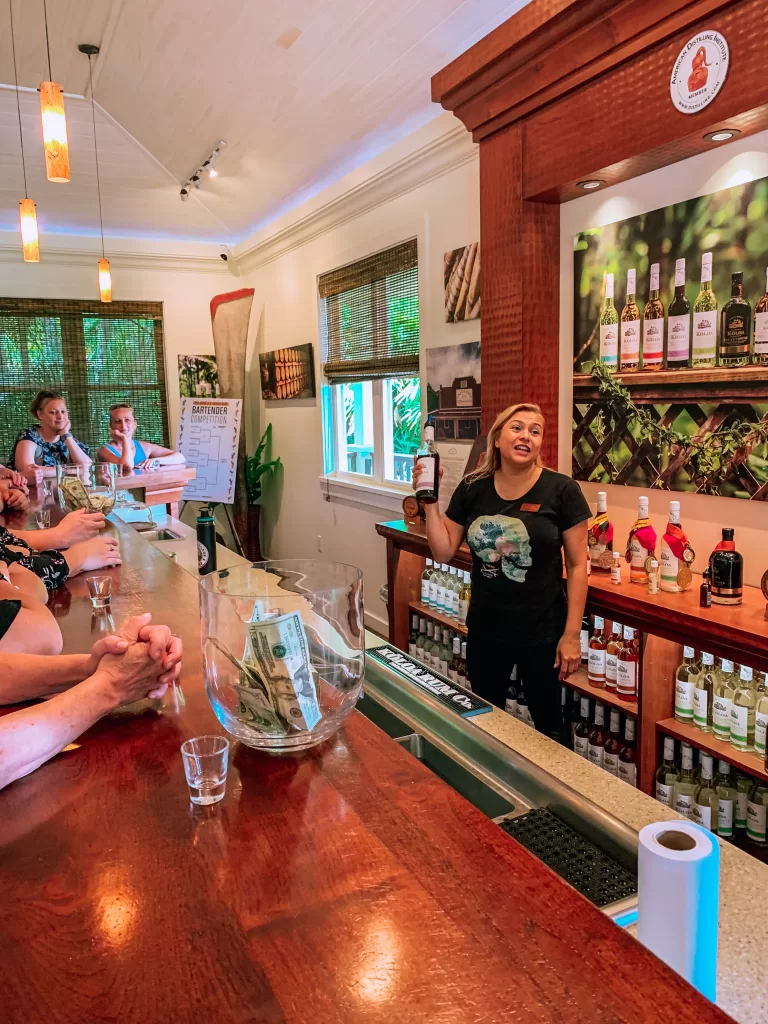 image of rum tasting in kauai for 5 days in kauai itinerary