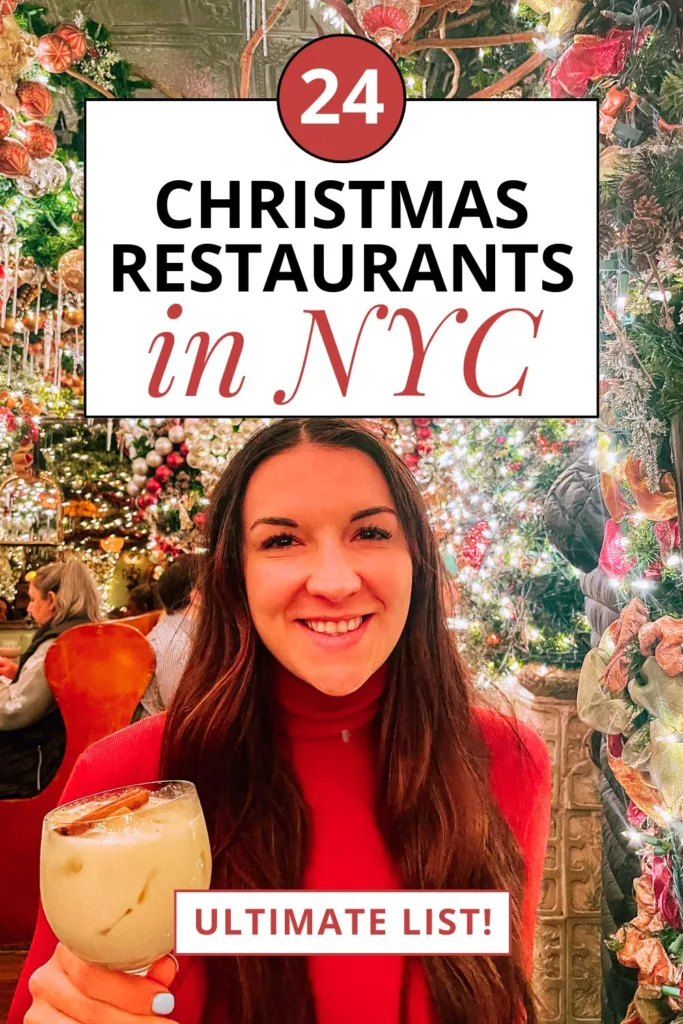 nyc christmas restaurants